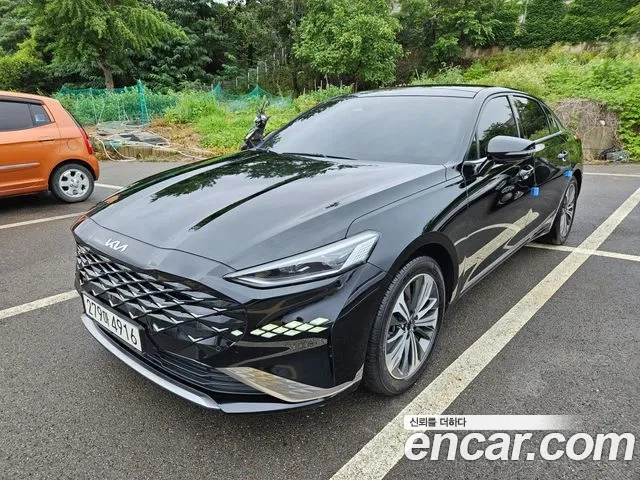 Kia K8 Hybrid 2021 Черный из Кореи
