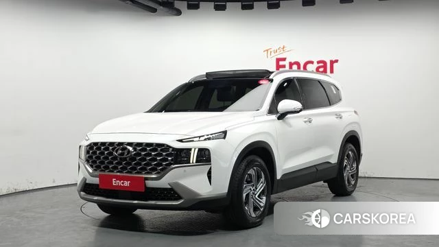 Hyundai The New Santa Fe 2023 Белый из Кореи