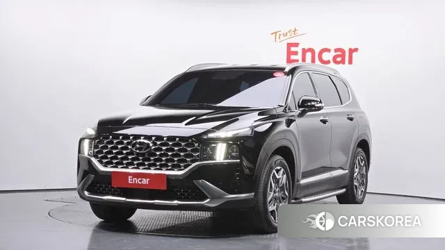 Hyundai The New Santa Fe 2023 Черный из Кореи