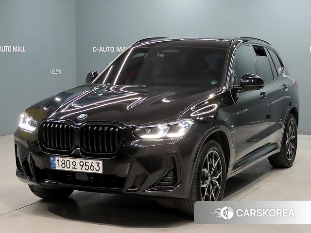 BMW X3 (G01) 2022 Черный из Кореи