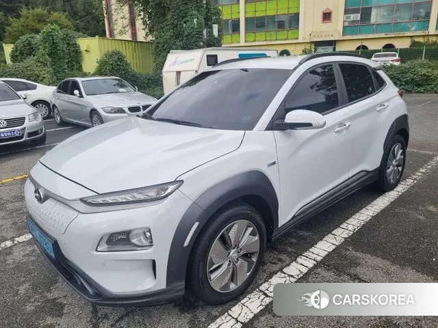 Hyundai Kona Electric 2020 Белый двухцветный из Кореи