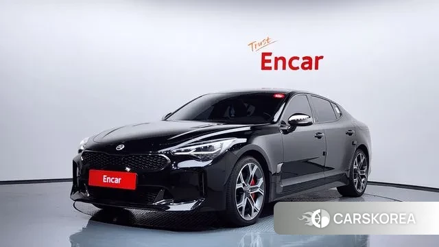 Kia Stinger 2018 Черный из Кореи
