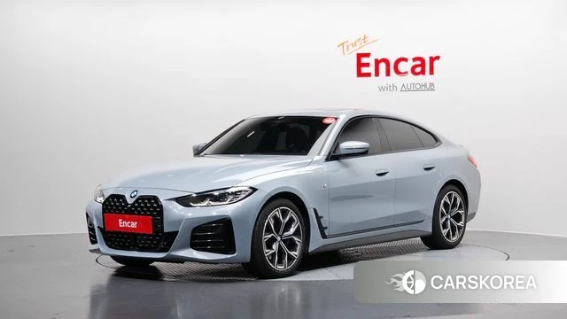 BMW 4 Series (G22) 2024 Серебристо-серый из Кореи