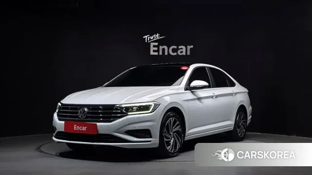 Volkswagen 7th Generation of Jetta 2021 Белый из Кореи