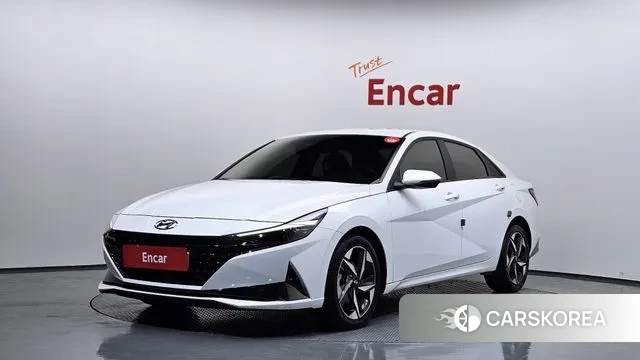Hyundai Avante (CN7) 2021 Белый из Кореи