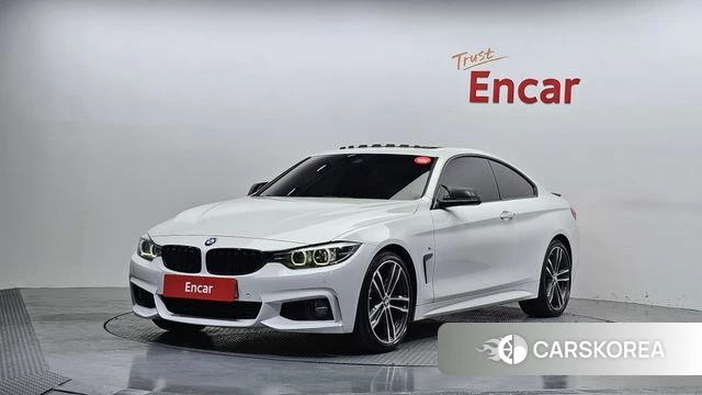 BMW 4 Series (F32) 2018 Белый из Кореи