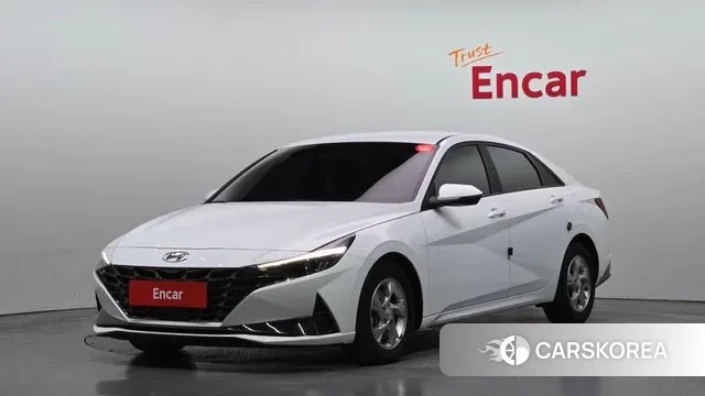 Hyundai Avante (CN7) 2022 Белый из Кореи