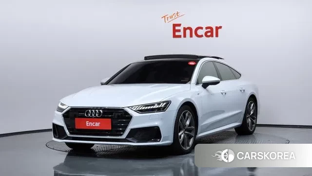 Audi A7 (4K) 2020 Белый из Кореи