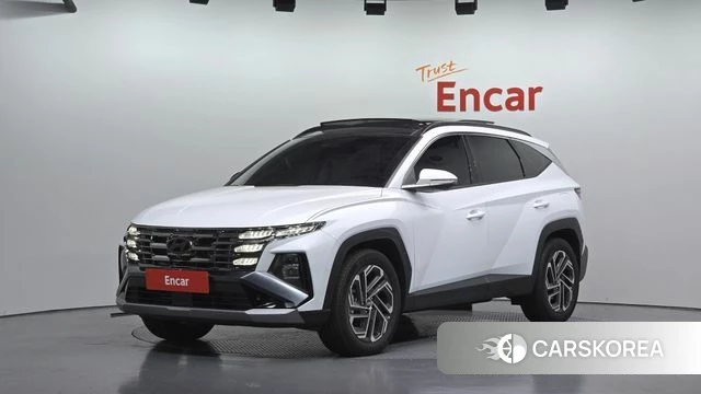 Hyundai The New Tucson Hybrid (NX4) 2025 Белый из Кореи