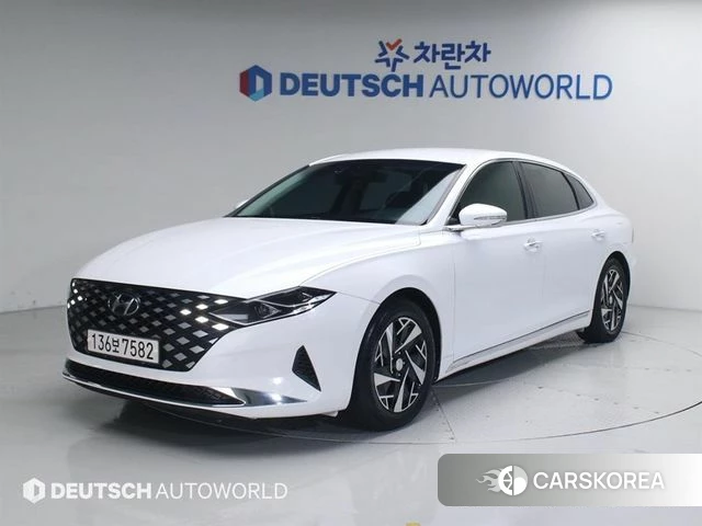 Hyundai The New Grandeur IG Hybrid 2020 Белый из Кореи