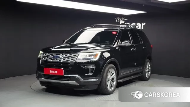 Ford Explorer 2018 Черный из Кореи