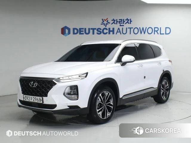 Hyundai Santa Fe TM 2019 Белый из Кореи