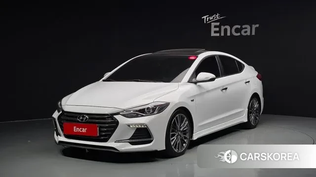 Hyundai Avante AD 2018 Белый из Кореи