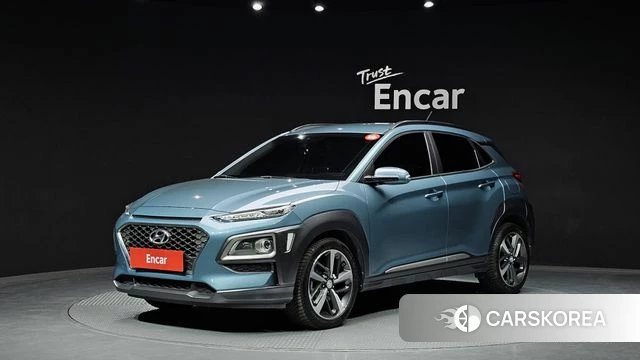 Hyundai Kona 2018 Небесно-голубой из Кореи