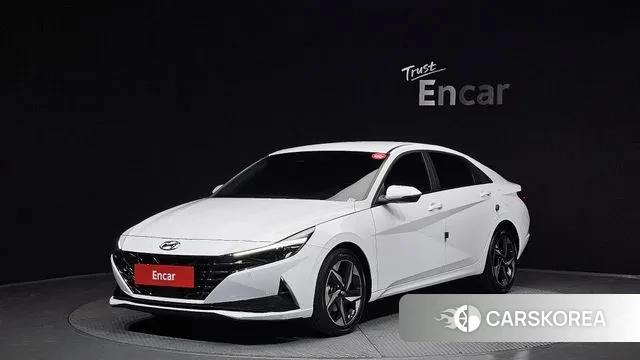 Hyundai Avante (CN7) 2020 Белый из Кореи