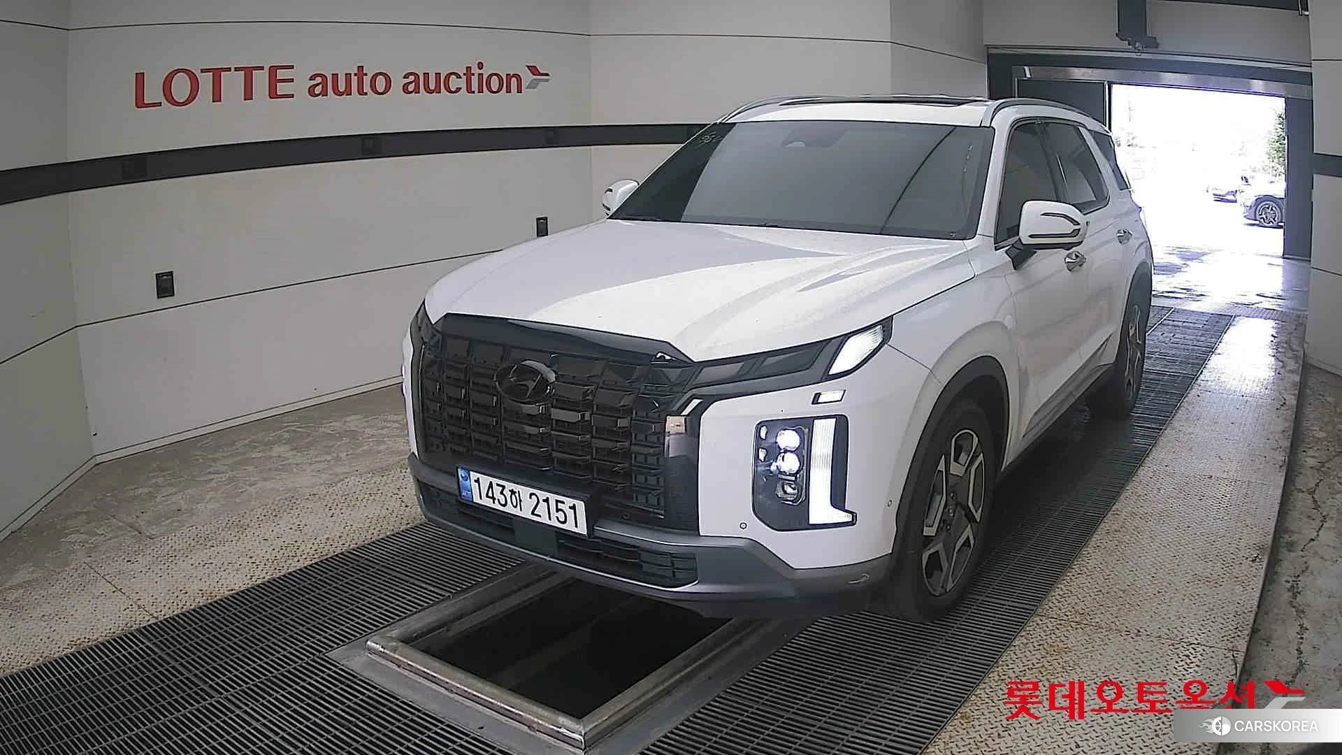Hyundai Palisade 2023 Белый из Кореи