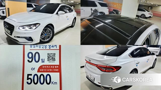 Hyundai Grandeur IG 2018 Белый из Кореи