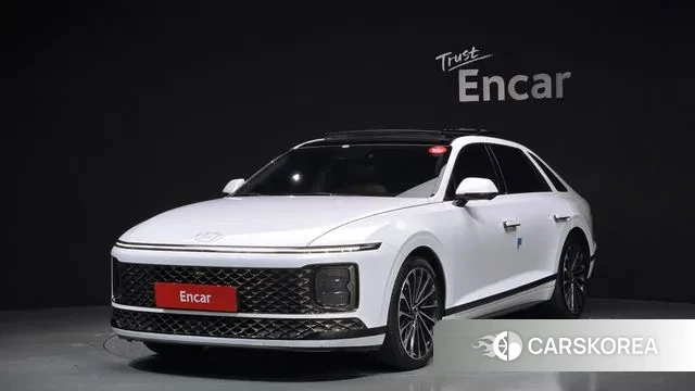 Hyundai Grandeur Hybrid (GN7) 2024 Белый из Кореи