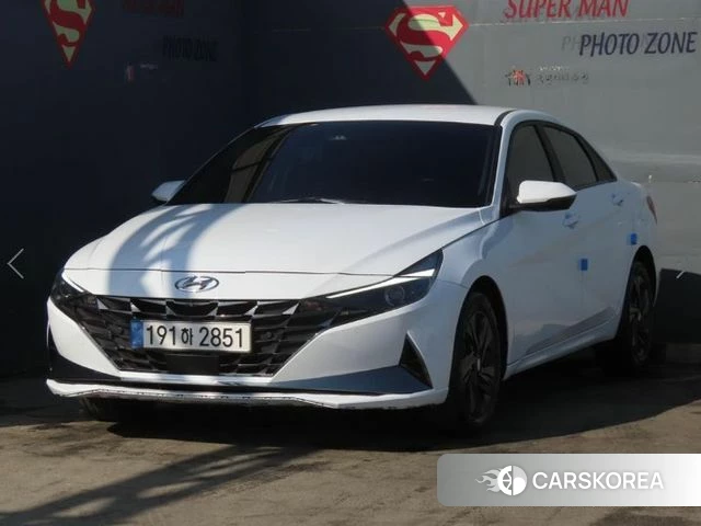 Hyundai Avante (CN7) 2022 Белый из Кореи