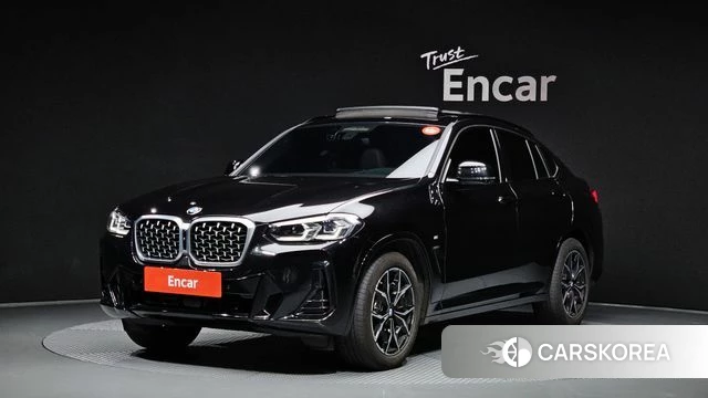 BMW X4 (G02) 2024 Черный из Кореи