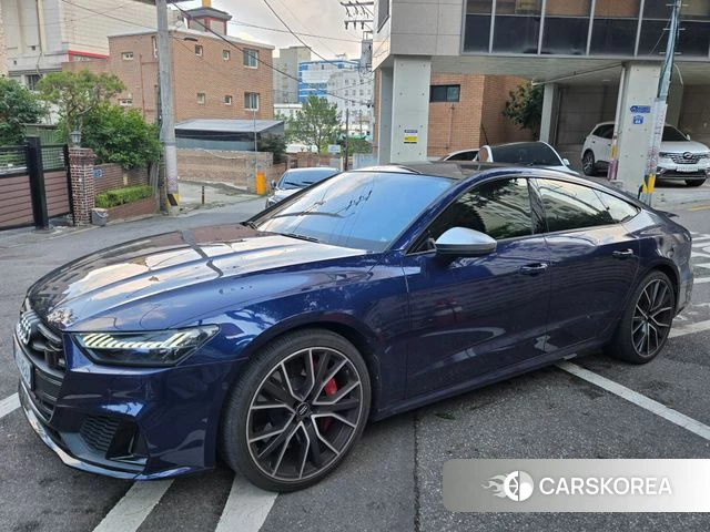 Audi S7 (4K) 2021 Синий из Кореи