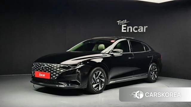 Hyundai The New Grandeur IG Hybrid 2022 Черный из Кореи
