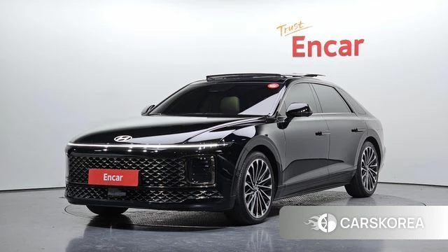 Hyundai Grandeur Hybrid (GN7) 2023 Черный из Кореи