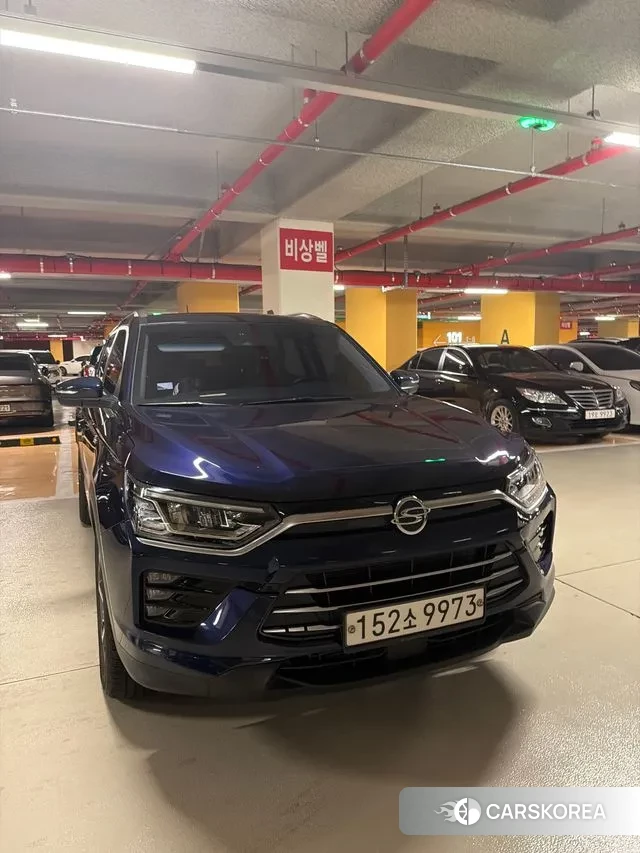 Ssangyong Beautiful Korando 2020 Синий из Кореи