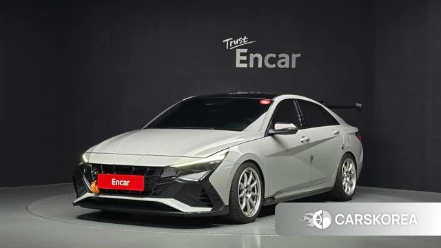 Hyundai Avante (CN7) 2021 Серебристо-серый из Кореи