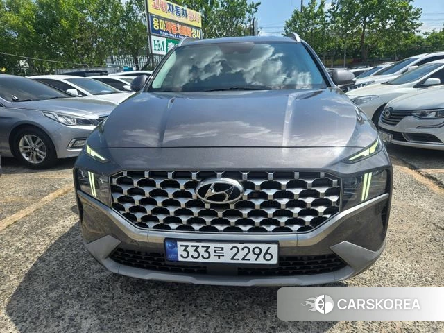 Hyundai The New Santa Fe 2022 Серый из Кореи