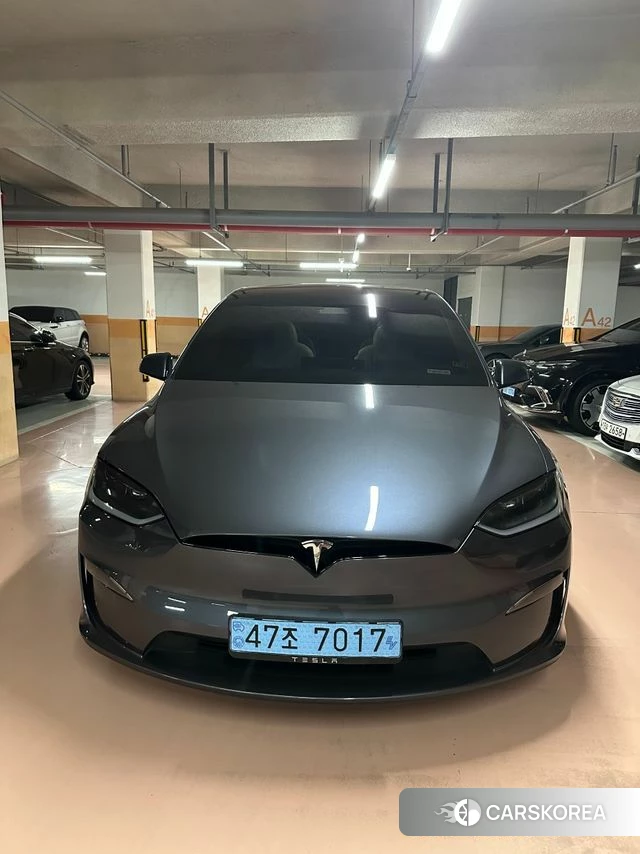 Tesla Model X 2023 Серый из Кореи