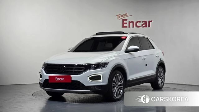 Volkswagen T-Roc 2021 Белый из Кореи