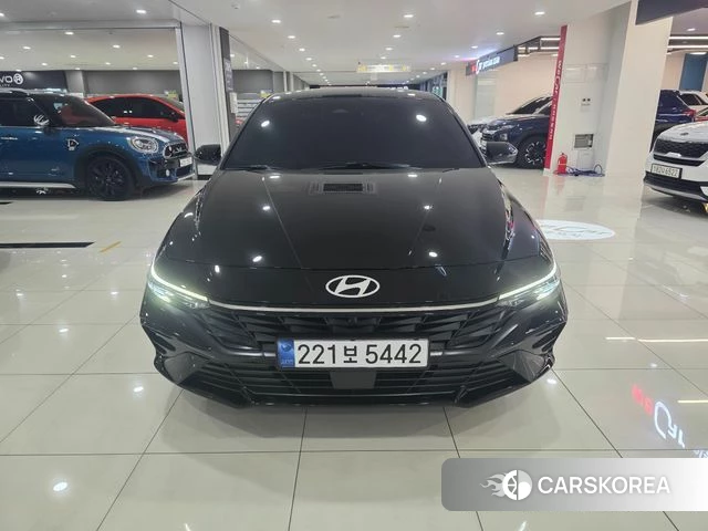 Hyundai The New Avante (CN7) 2025 Черный из Кореи