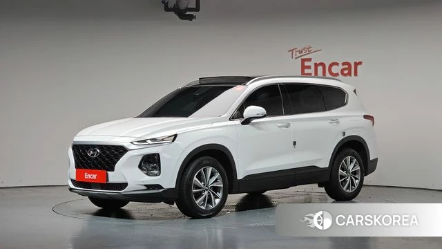 Hyundai Santa Fe TM 2019 Белый из Кореи