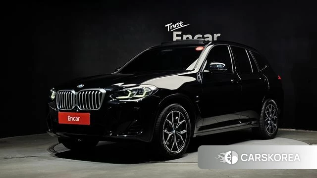 BMW X3 (G01) 2024 Черный из Кореи