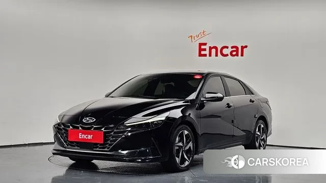 Hyundai Avante (CN7) 2020 Черный из Кореи