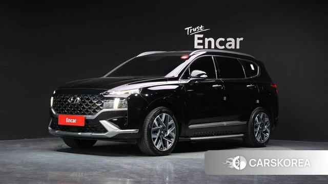 Hyundai The New Santa Fe 2022 Черный из Кореи