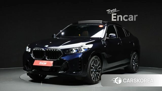 BMW X6 (G06) 2023 Черный из Кореи