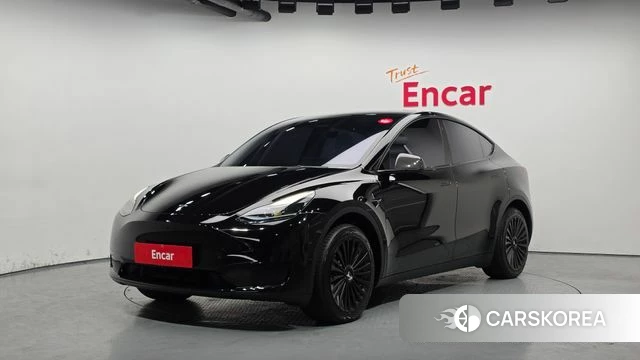 Tesla Model Y 2023 Белый из Кореи