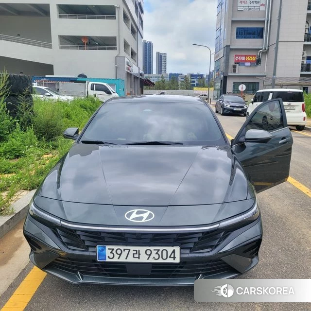 Hyundai The New Avante (CN7) 2023 Серый из Кореи
