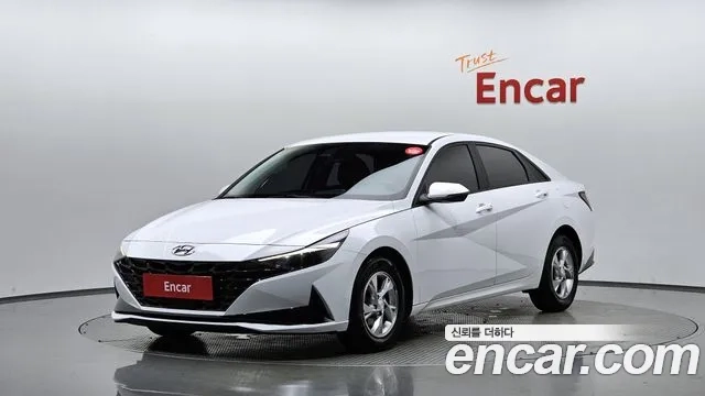 Hyundai Avante (CN7) 2021 Белый из Кореи