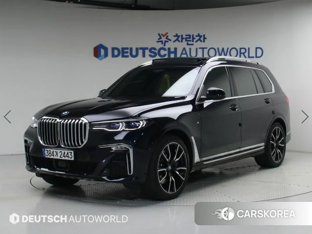 BMW X7 (G07) 2022 Черный из Кореи