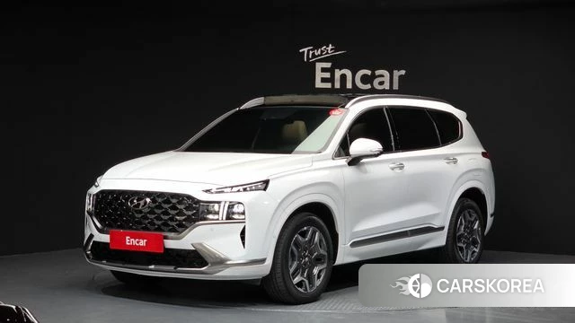 Hyundai The New Santa Fe 2023 Белый из Кореи