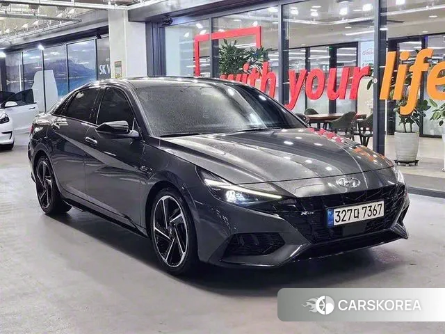 Hyundai Avante (CN7) 2021 Серый из Кореи