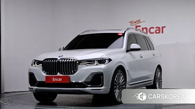 BMW X7 (G07) 2021 Белый из Кореи