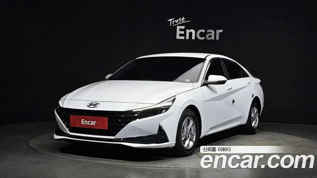 Hyundai Avante (CN7) 2021 Белый из Кореи