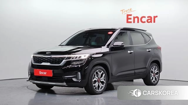 Kia Seltos 2020 Черный из Кореи