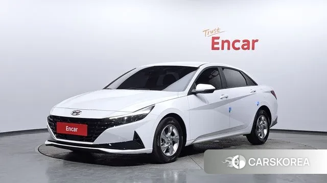 Hyundai Avante (CN7) 2022 Белый из Кореи