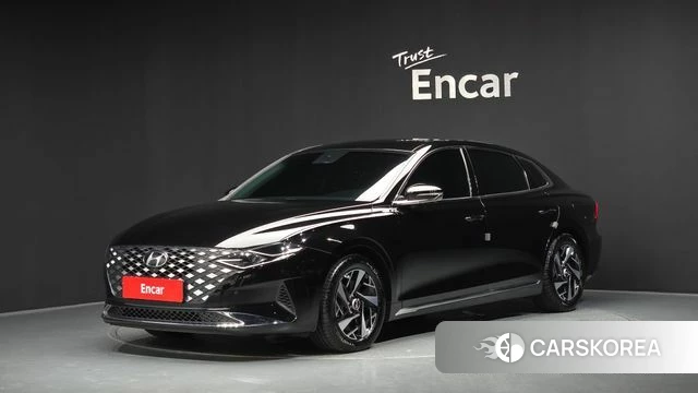 Hyundai The New Grandeur IG Hybrid 2020 Черный из Кореи