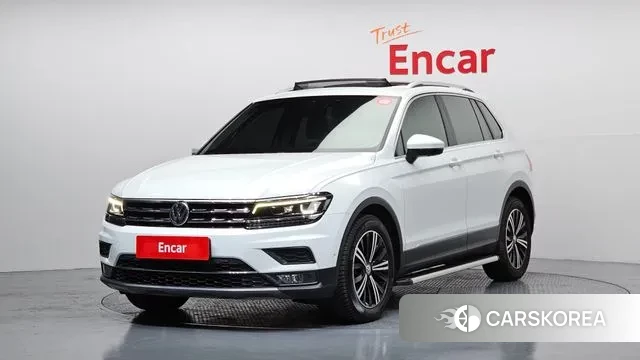 Volkswagen Tiguan second Generation 2020 Белый из Кореи